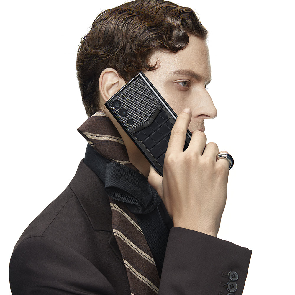 METAVERTU Black Alligator Leather 5g Web3 Phone