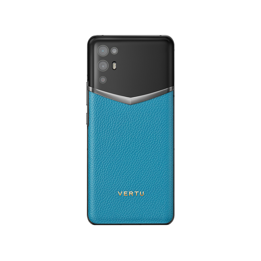 iVERTU Calfskin 5G Phone - Lake Blue