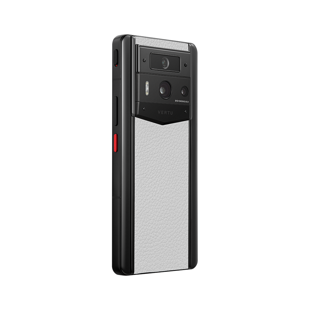 METAVERTU 2 Calfskin Web3 AI Phone - Moon White