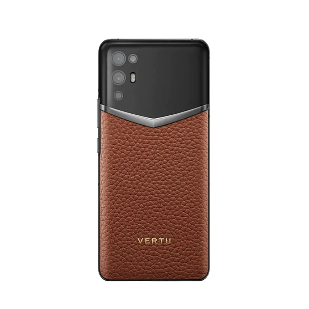 iVERTU Calfskin 5g Phone - Caramel Brown