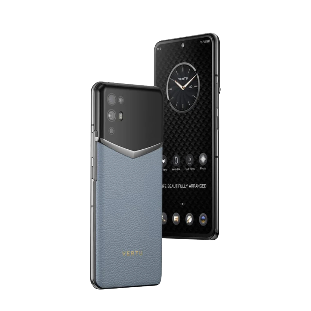 iVERTU Calfskin 5G Phone -  Ice Blue