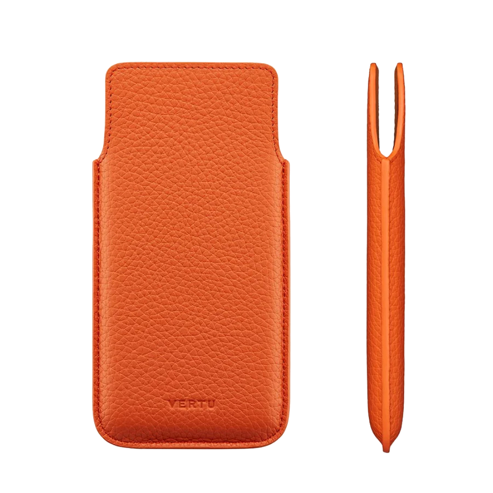 METAVERTU & iVERTU Calf Leather Slip Phone Case - Multicolor