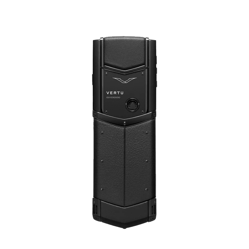 Signature V Stainless Steel Phone - Pure Black