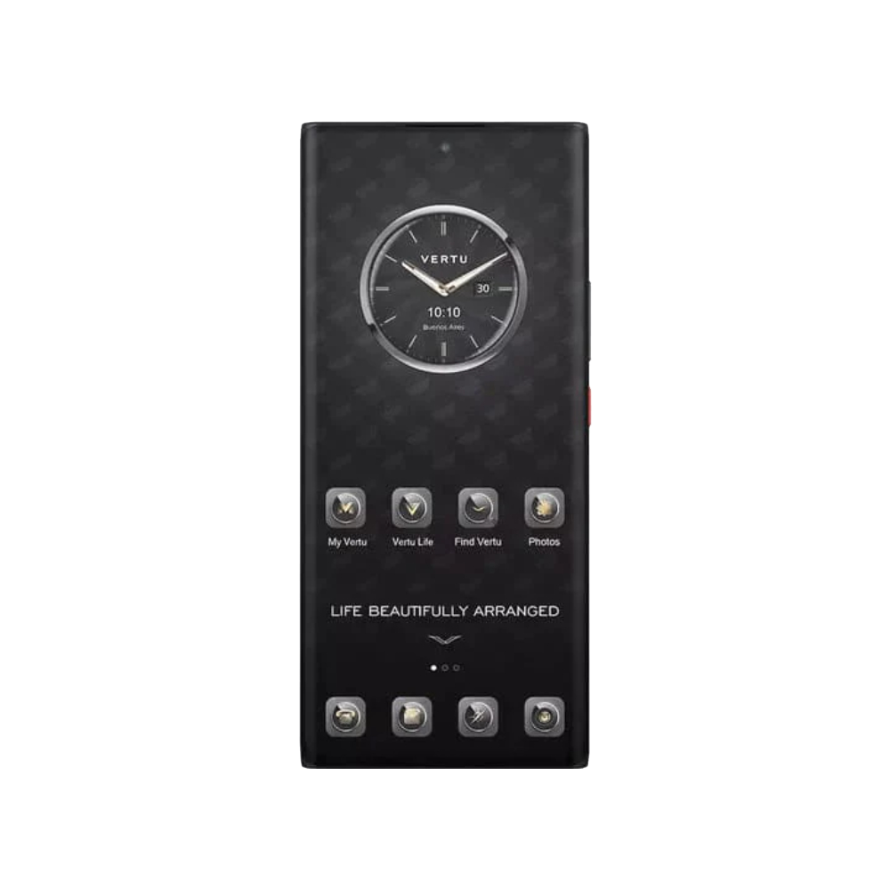METAVERTU Race Track Design Calfskin Web3 Phone - Verona Green